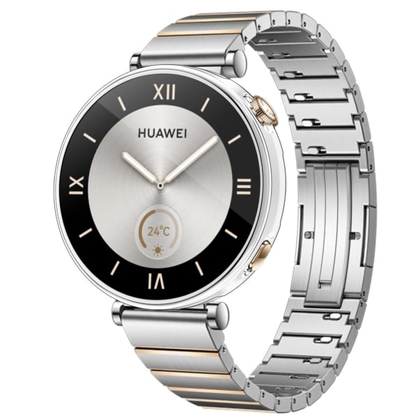 Huawei Watch GT 4 41 mm urbeskyttelse Galvaniseret fleksibelt urcover med fuld dækning - Sølv