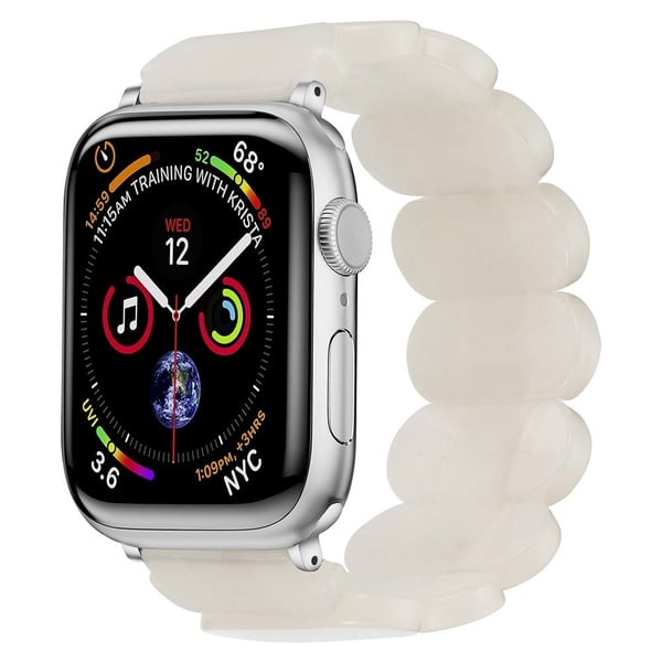 Armbånd Apple Watch Ultra 2 Ultra 49mm / 45mm / 44mm / 42mm Elastisk harpiksrem - Lyserosa