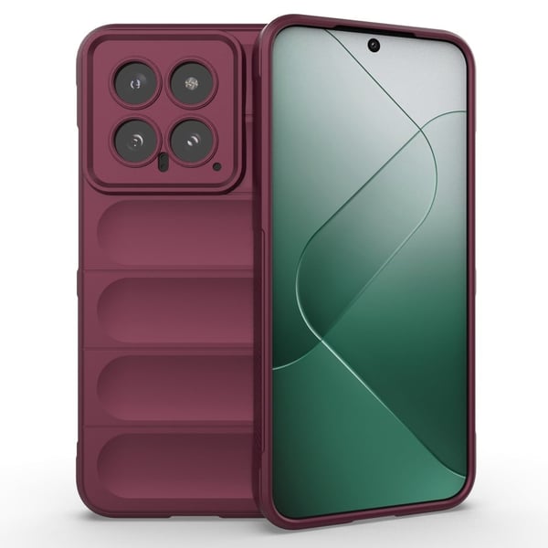 Blødt grebsformet Xiaomi 14 cover - Rød