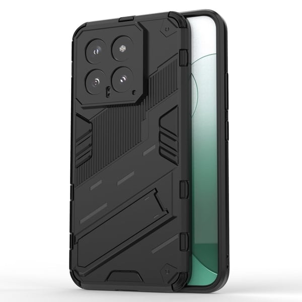 Støtsikkert hybriddeksel med et moderne preg for Xiaomi 14 - Svart