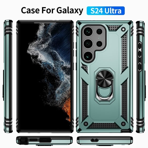 Bofink Combat Samsung Galaxy S24 Ultra deksel - Grønn