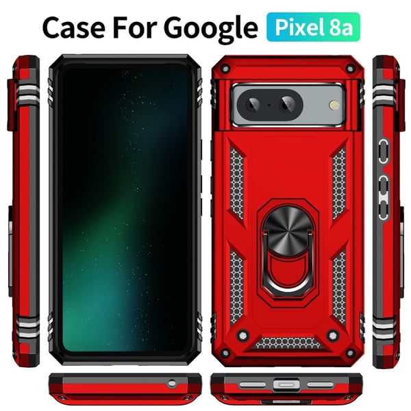 Bofink Combat Google Pixel 8A deksel - Rød