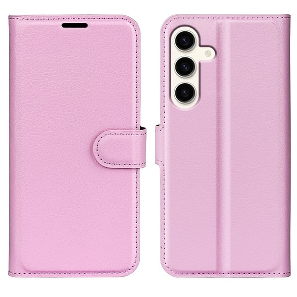 Klassisk Samsung Galaxy S24 Plus flip etui - Pink
