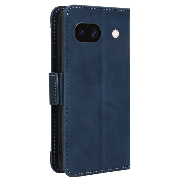 Lommebok-etui i moderne skinn-design Google Pixel 8A - Blå