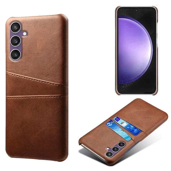 Dual Card Samsung Galaxy S23 FE deksel - Brun