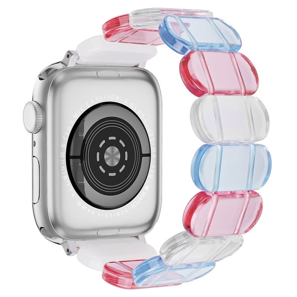 Klokkerem Apple Watch Series 41mm / 40mm / 38mm elastisk armbånd - Flerfarget