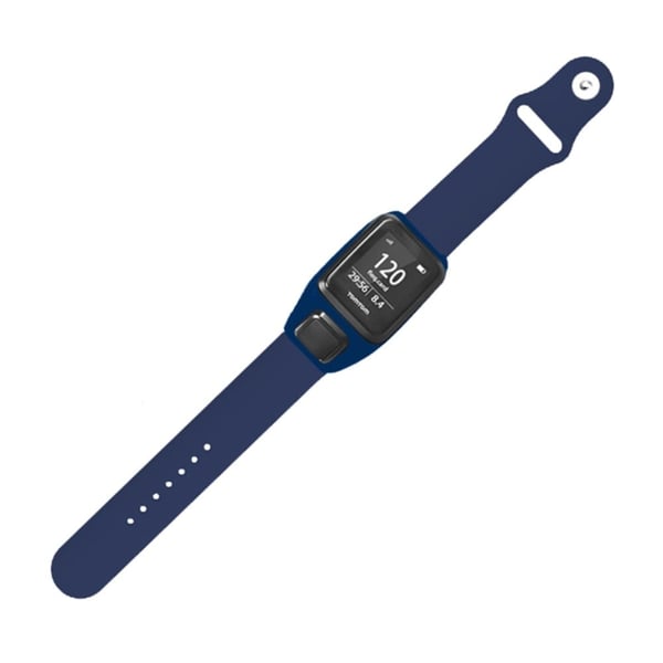 TomTom Runner 3 / Adventurer Sport Armbånd Silikonklokkerem med etui - Midnattsblå