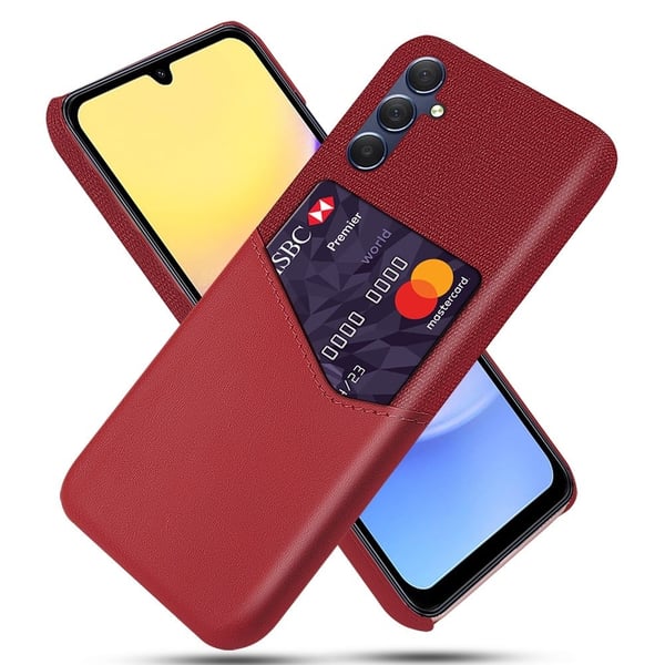 Bofink Oppo A15 kortdeksel - Rød