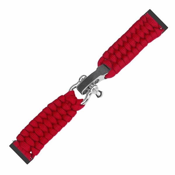 Suunto Spartan Sport Wrist HR Baro / Suunto 7 / Suunto 9 24mm Watch Band Braided Rope - Rød