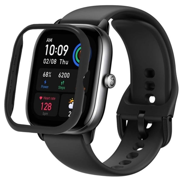 Huami Amazfit GTS 4 Mini Watch Beskyttende ramme ripebestandig deksel - Svart