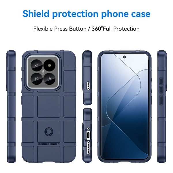 Rugged Shield Xiaomi 14 Pro deksel - Blå