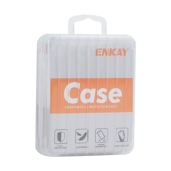 ENKAY Hat Prince GarminActive 5 Watch Case Watch Frame Watch Deksel med 9H herdet glassfilm - Mørkeblå