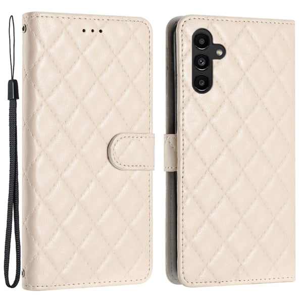 Funksjonelt rombe lommebokdeksel for Samsung Galaxy A05s - Sand