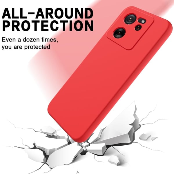 Matt flytende silikondeksel for Xiaomi 13T Pro / Xiaomi 13T / Xiaomi Redmi K60 Ultra - Grønn