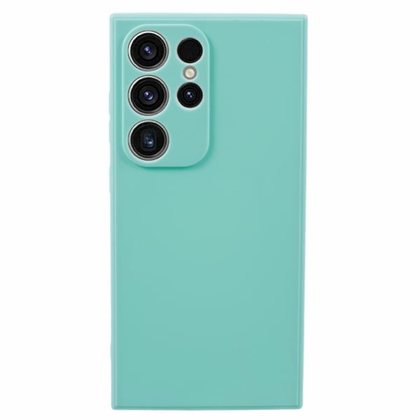 Mikrofiberforet blødt gummi Samsung Galaxy S24 Ultra cover - Blå