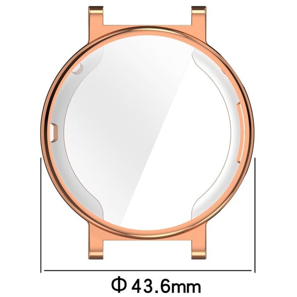 Huawei Watch GT 4 41 mm fleksibelt urdeksel med full beskyttelse Galvanisering - Sølv