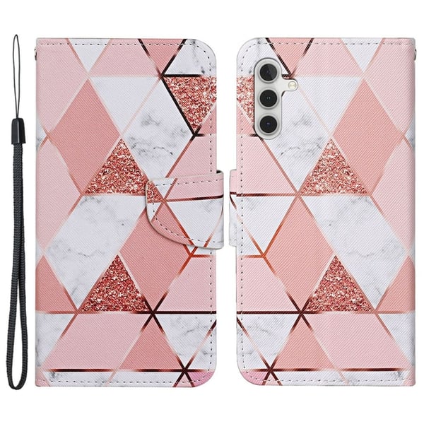 Wonderland Samsung Galaxy S24 flip-etui - Marmormønster