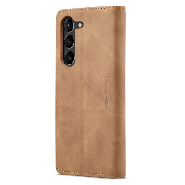 CaseMe Samsung Galaxy S24 glatt etui - Brun