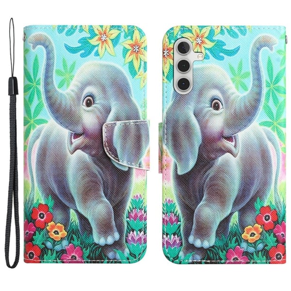 Wonderland Samsung Galaxy S24 Plus flip-etui - Elefant