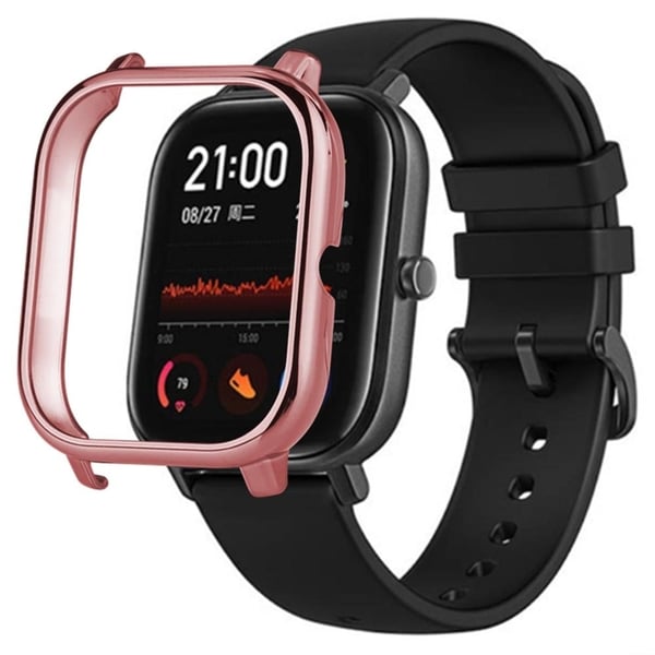 Huami Amazfit GTS puskurikehys ontto kova galvanoitu katsella tapauksessa - Ruusu Vaaleanpunainen