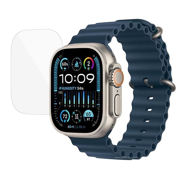 Apple Watch Ultra 49mm / Ultra 2 49mm Watch skjermbeskytter ripebestandig herdet glassfilm