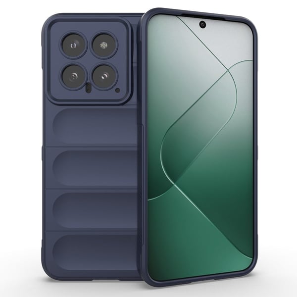 Deksel med mykt grep for Xiaomi 14 - Blå Deksel med mykt grep for Xiaomi 14 - Blå