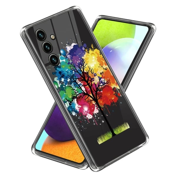 Deco Oppo A15 deksel - Fargerikt Tre