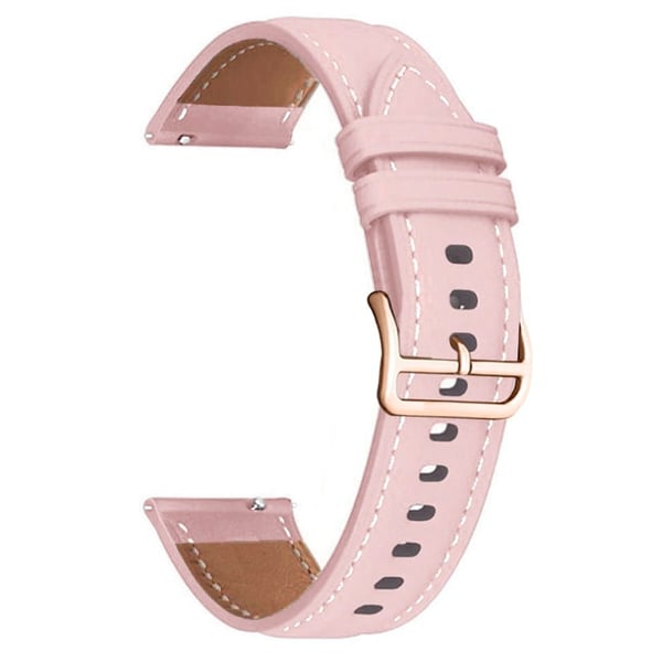 Garmin vivoactive 5 / Venu 2 Plus / Venu Sq Vegansk lærklokkerem med gullspenne 20 mm klokkerem - Rosa