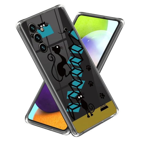 Deco Oppo A15 deksel - Katt Og Mus