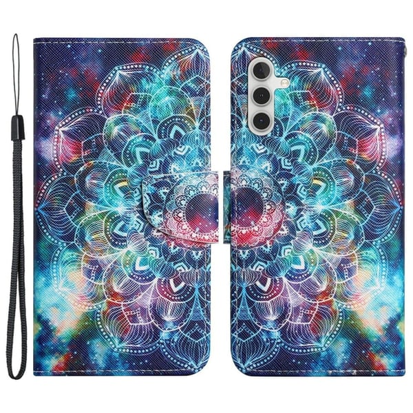 Wonderland Samsung Galaxy S24 Plus flip-etui - Stjernehimmel / Mandala