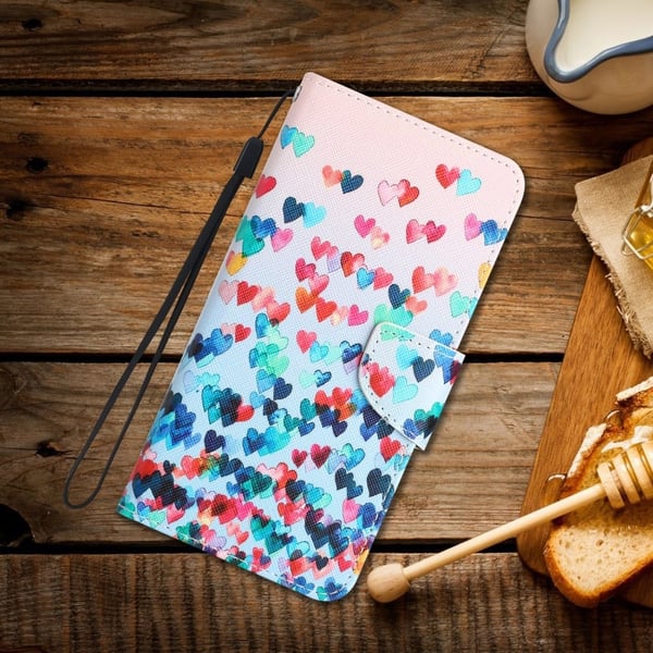 Wonderland Samsung Galaxy S24 Plus flip-etui - Kjærlighetshjerte