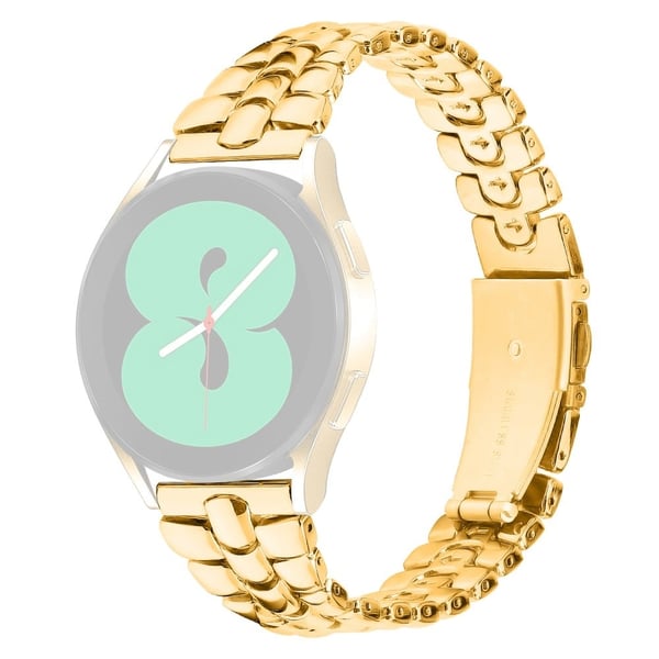Huami Amazfit Youth Edition 20 mm erstatningsrem i rustfritt stål for dameur - Gull