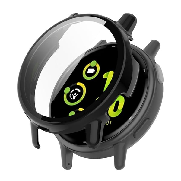ENKAY Hat Prince GarminActive 5 Watch Case Watch Frame Watch Deksel med 9H herdet glassfilm - Svart