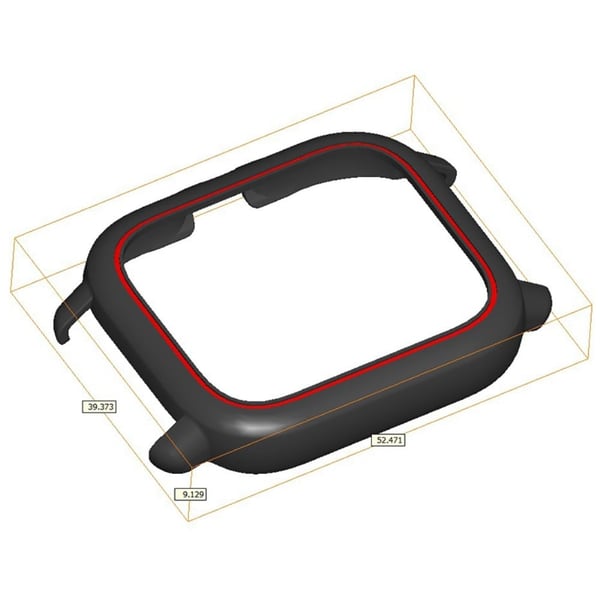Huami Amazfit GTS3 Beskyttende dekselramme Hard, hul klokkeveske - Svart + Hvit