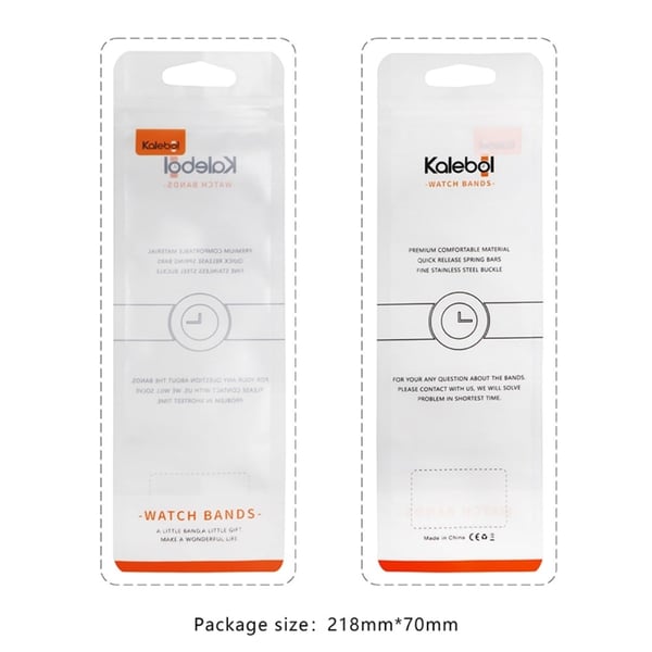 KALEBOL KLB-ML-001 Apple Watch 49mm / 45mm / 44mm / 42mm klokkerem - Rød