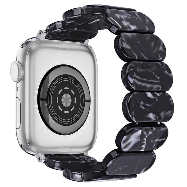 Urrem Apple Watch Series 41 mm / 40 mm / 38 mm elastisk rem - Sort Mix