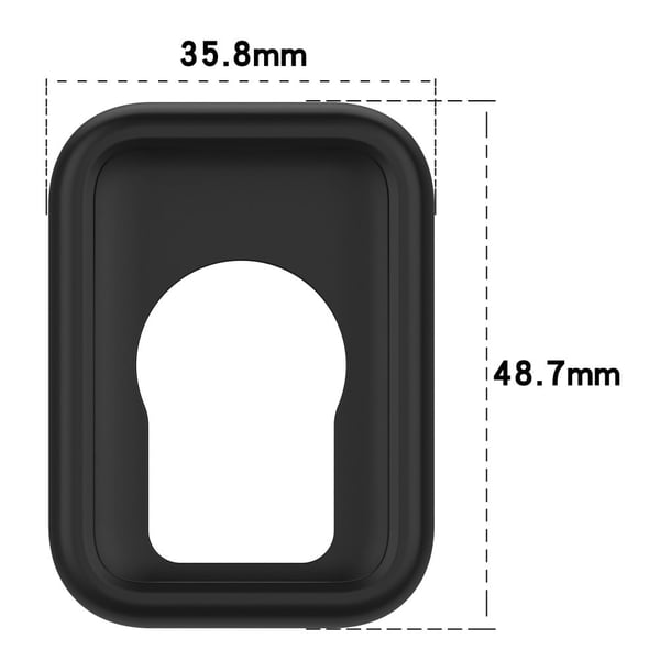 Xiaomi Smart Band 8 Pro urrem i silikone, ridsefast rem med etui - Blågrøn