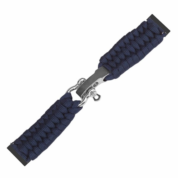 Suunto Spartan Sport Wrist HR Baro / Suunto 7 / Suunto 9 24mm Watch Band Braided Rope - Midnattsblå