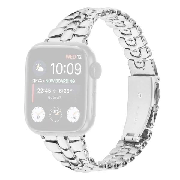 Apple Watch Series 41 mm / 40 mm / 38 mm Smartwatch metalrem - Sølv
