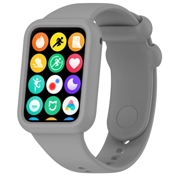Xiaomi Smart Band 8 Pro Klokkebånd Silikon ripebestandig Armbånd med etui - Grå