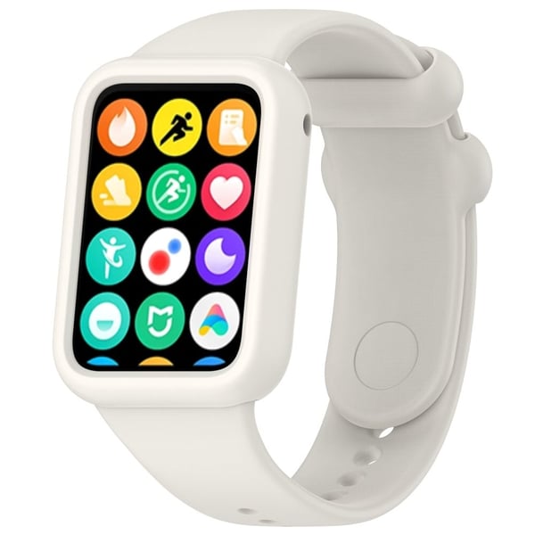 Xiaomi Smart Band 8 Pro Klokkebånd Silikon ripebestandig Armbånd med etui - Lys Gull