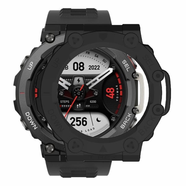 Huami Amazfit T-Rex 2 Watch Case Deksel Quick Release Hard Watch Protective Case - Svart