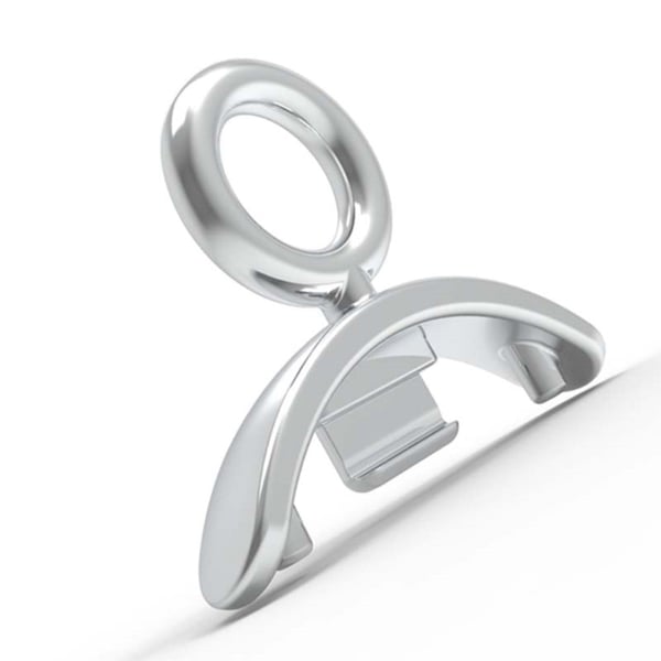 Xiaomi Smart Band 8 / Band 8 NFC Zinc Metal Adapter Watch Strap Connector (Necklace Style) - Sølv