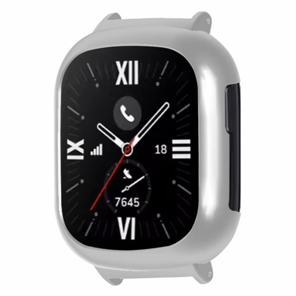 Honor Watch 4 støtfangerrammeveske Hardt støtsikkert beskyttelsesdeksel med 20 mm adapterkontakt - Sølv