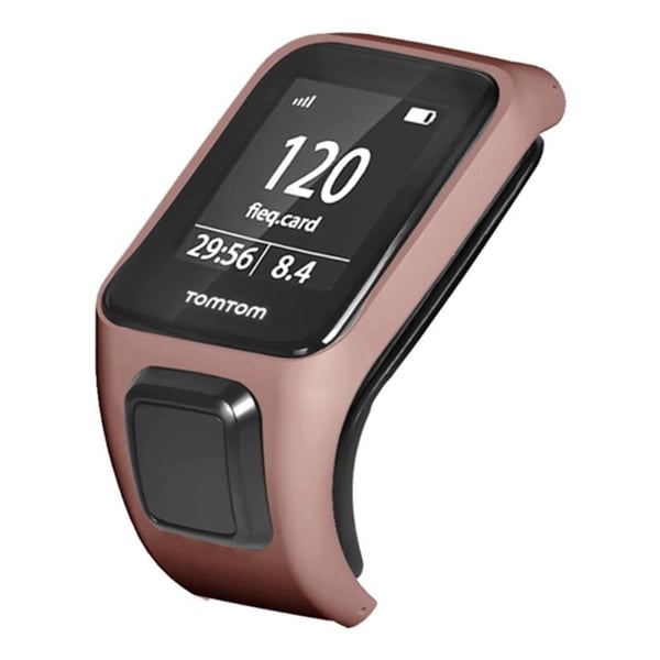 TomTom Runner 3 / Adventurer Watch støtfangerveske Hardt støtsikkert dekselramme - Rosa