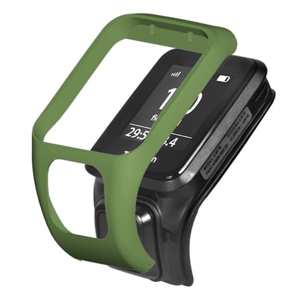 TomTom Runner 3 / Adventurer Watch støtfangerveske Hardt støtsikkert dekselramme - Militærgrønn