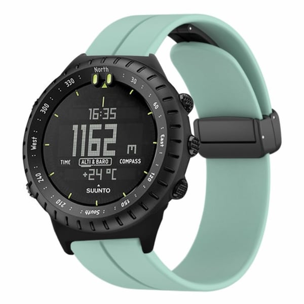 Suunto Core fleksible klokkeremmer med magnetisk spenne 22mm erstatningsrem - Mintgrønn