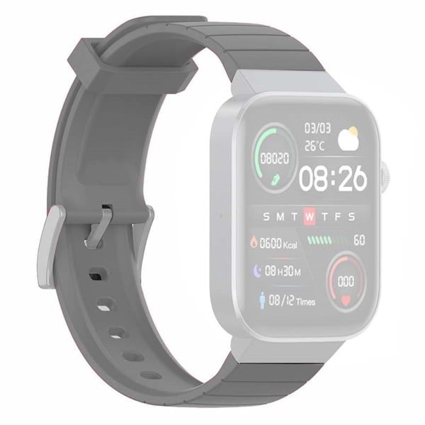 Mibro Watch T1 Flexible Band Soft Replacement Watch Strap - Grå