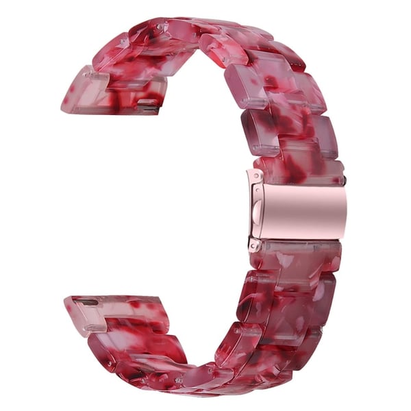 Garmin Vivoactive 4 Resin Watch Strap 22 mm vannavstøtende erstatningsarmbånd - Rosa