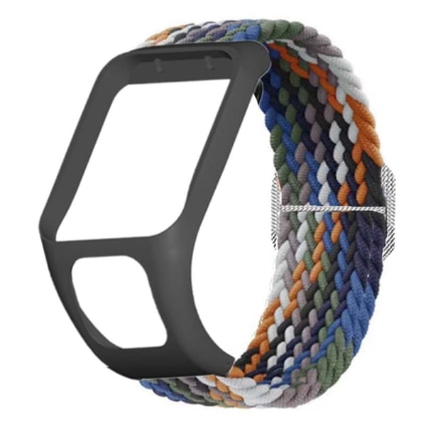 TomTom Runner 2 / 3 / Spark / Adventurer-klokkebånd Flettet justerbar nylonrem med etui - Denim